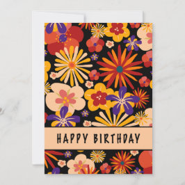 Cartão Feliz aniversário