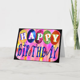 Cartão Feliz aniversário