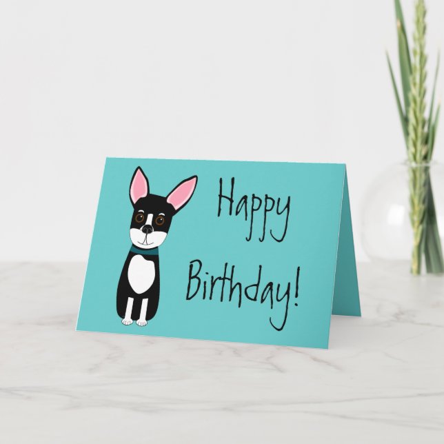 Cartão Feliz aniversário! (Frente)