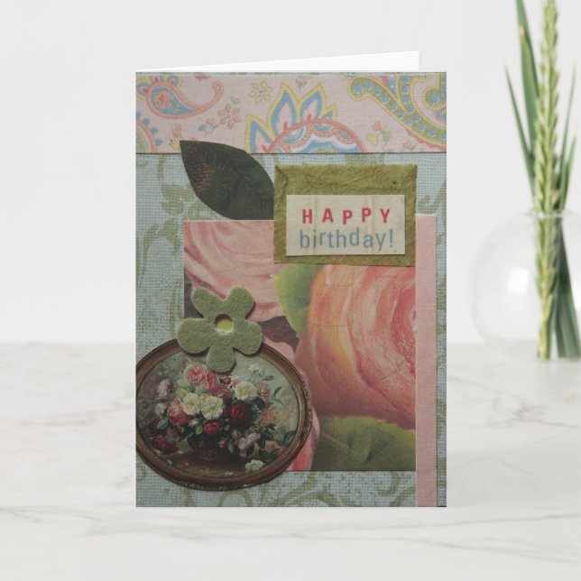 Cartão Feliz aniversário (Frente)