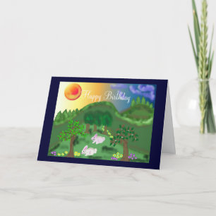 Cartão Feliz aniversário