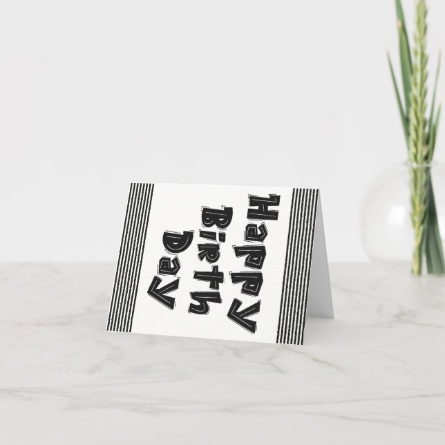 Cartão Feliz aniversário (Frente)