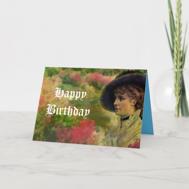Cartão Feliz aniversário (Frente)