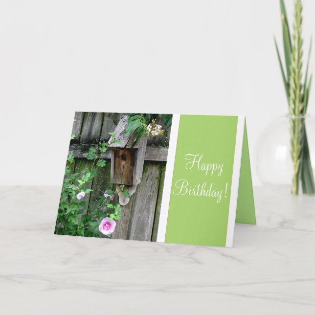 Cartão Feliz aniversário! (Frente)