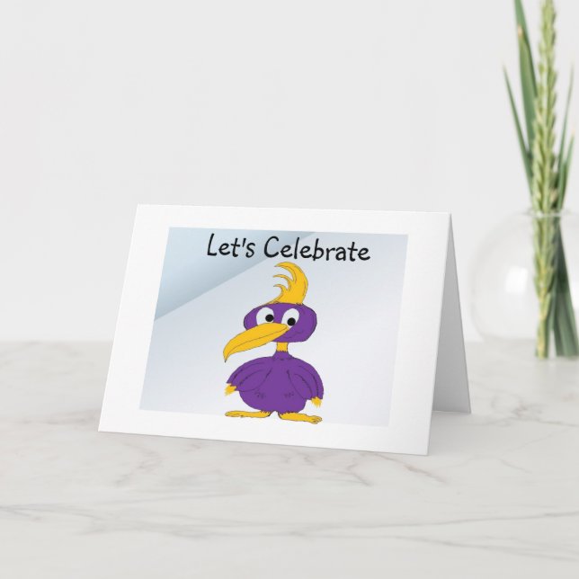 Cartão Feliz aniversário (Frente)