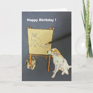 Cartão Feliz aniversário