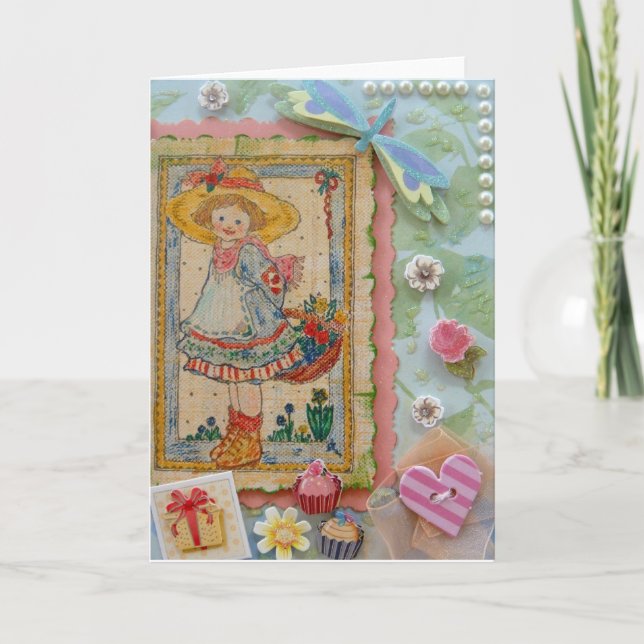 Cartão Feliz aniversário! (Frente)