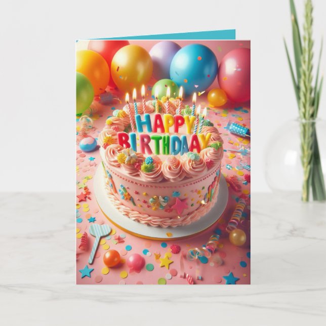 Cartão feliz aniversário (Frente)