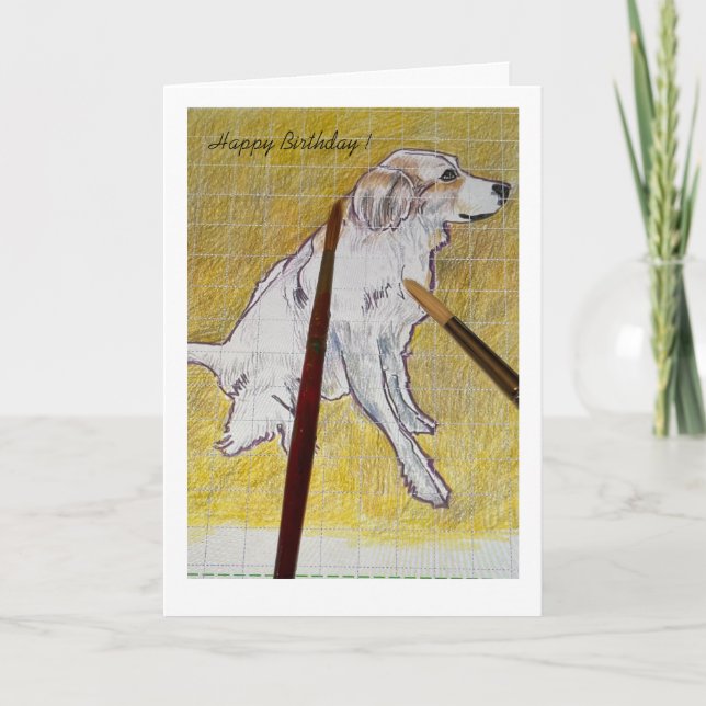 Cartão Feliz aniversário (Frente)