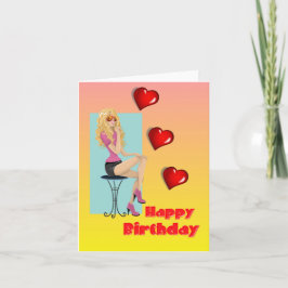 Cartão Feliz aniversário