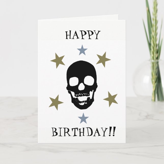 Cartão Feliz aniversário!! (Frente)