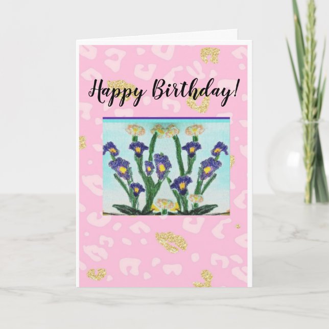Cartão Feliz aniversário! (Frente)