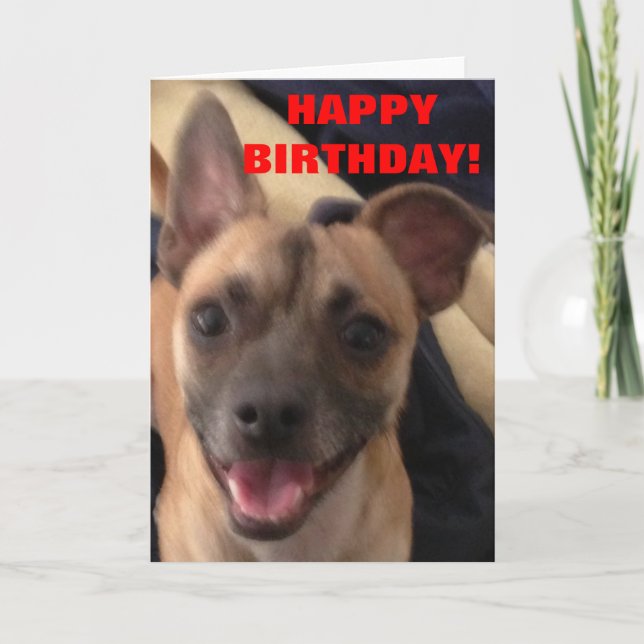 CARTÃO FELIZ ANIVERSÁRIO! (Frente)