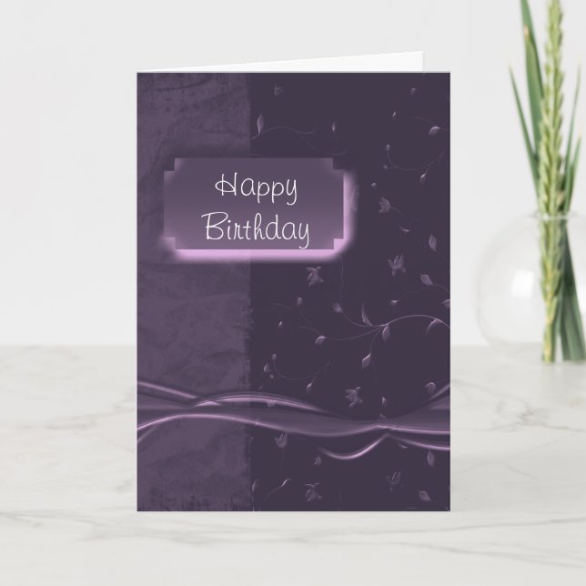 Cartão Feliz aniversário (Frente)