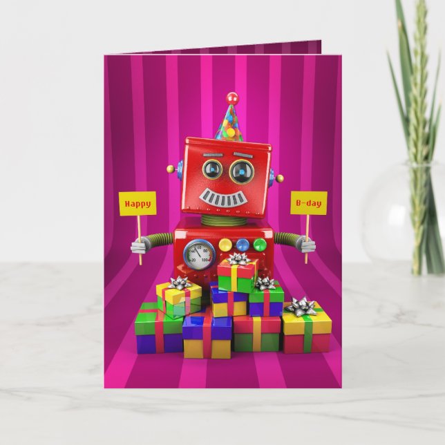 Cartão Feliz aniversário (Frente)