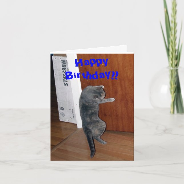 Cartão Feliz aniversário! (Frente)