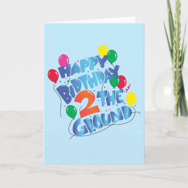 Cartão Feliz aniversário (Frente)