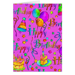 Cartão Feliz aniversario!