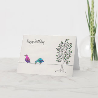 Cartão feliz aniversário