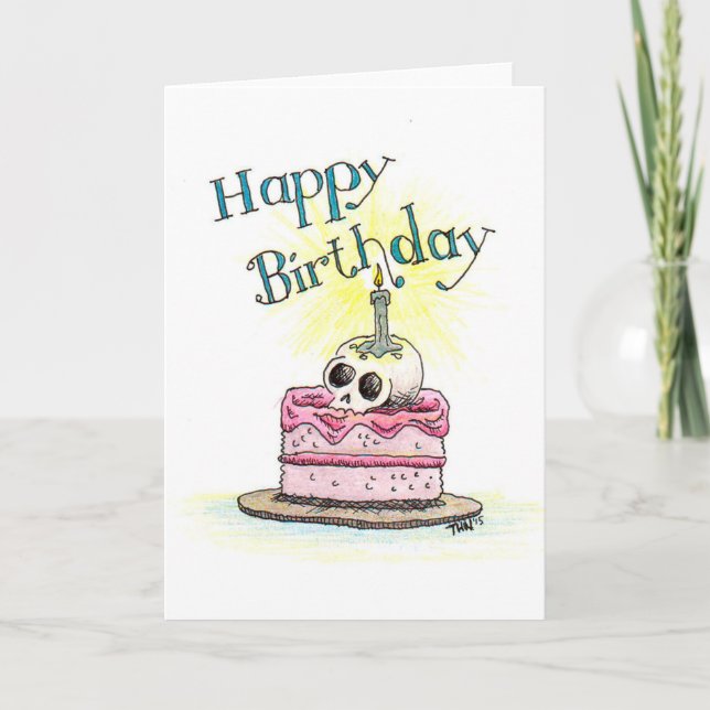 Cartão Feliz aniversário! (Frente)