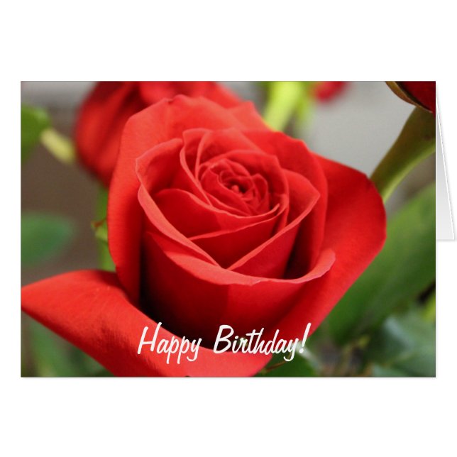 Cartão Feliz aniversário (Frente Horizontal)