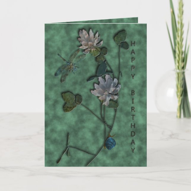 Cartão Feliz aniversário (Frente)