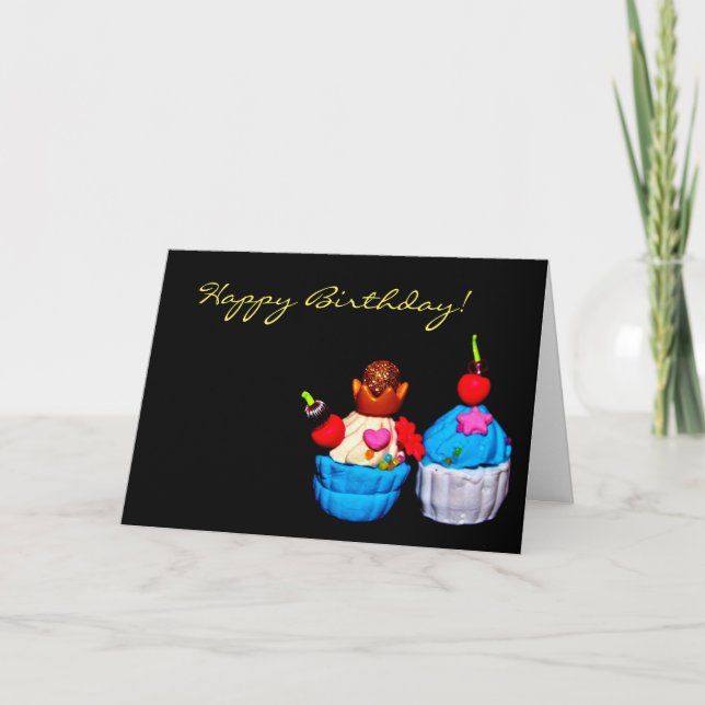 Cartão Feliz aniversário! (Frente)