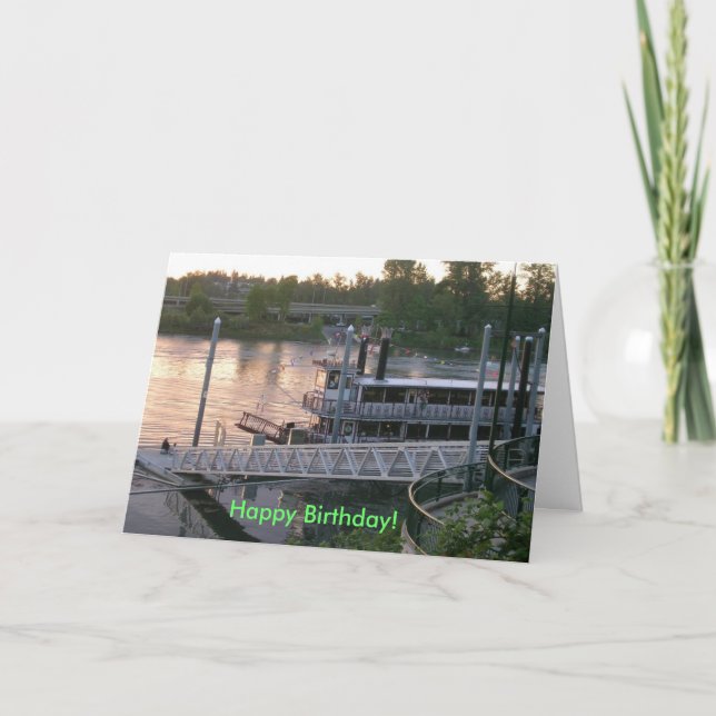 Cartão Feliz aniversário! (Frente)