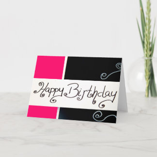Cartão feliz aniversário