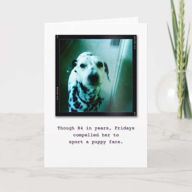 Cartão Feliz aniversário! (Frente)