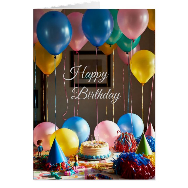 Cartão Feliz Aniversário (Frente)