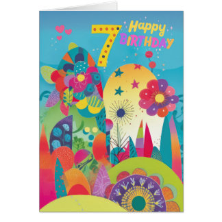 Cartão Feliz aniversário