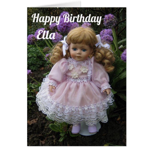 Cartão Feliz aniversário (Frente)