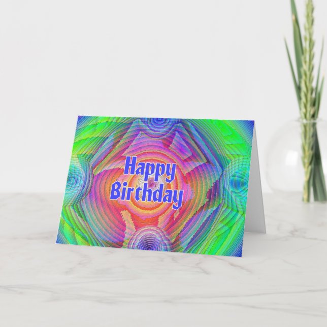 Cartão Feliz aniversário (Frente)