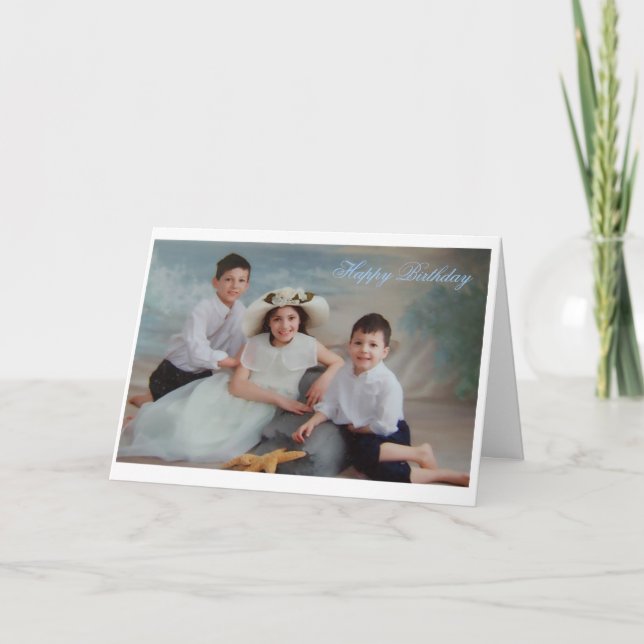 Cartão Feliz aniversário (Frente)