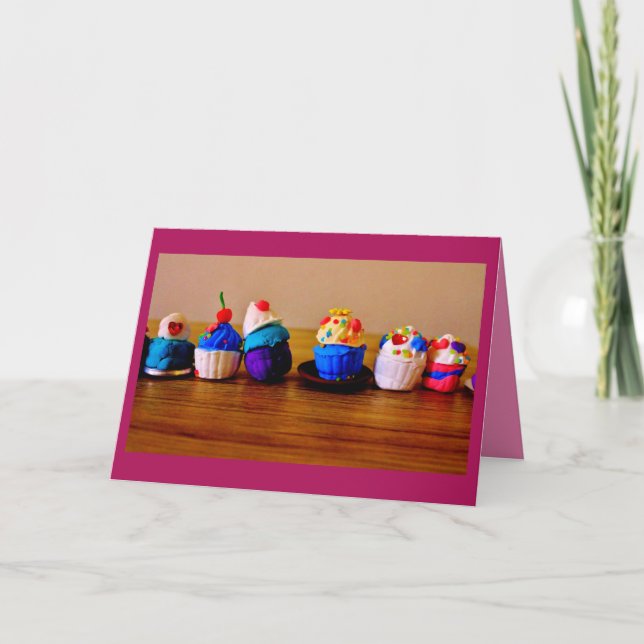 Cartão Feliz aniversário! (Frente)