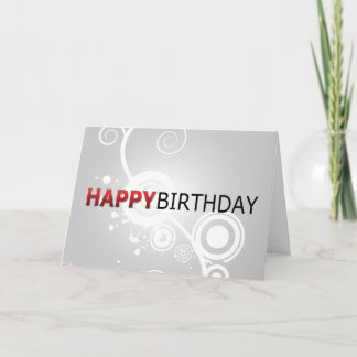 Cartão Feliz aniversário