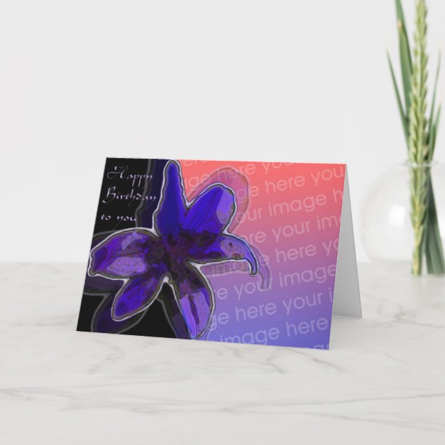 Cartão Feliz aniversário (Frente)