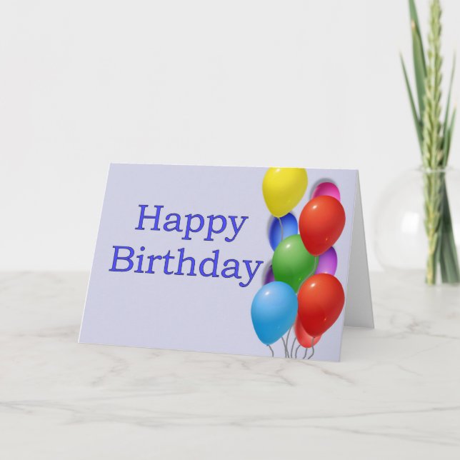 Cartão Feliz aniversario (Frente)