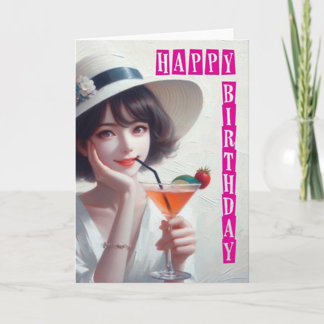 Cartão Feliz aniversário (Frente)