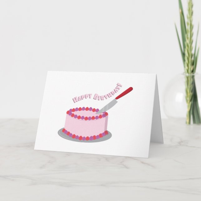 Cartão Feliz aniversário (Frente)