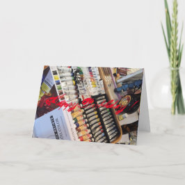 Cartão Feliz aniversário!