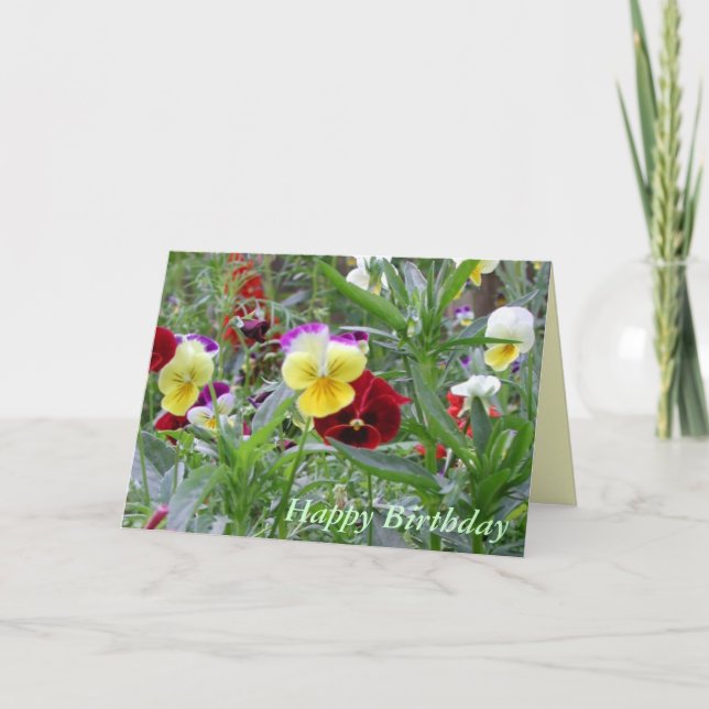 Cartão Feliz aniversário (Frente)