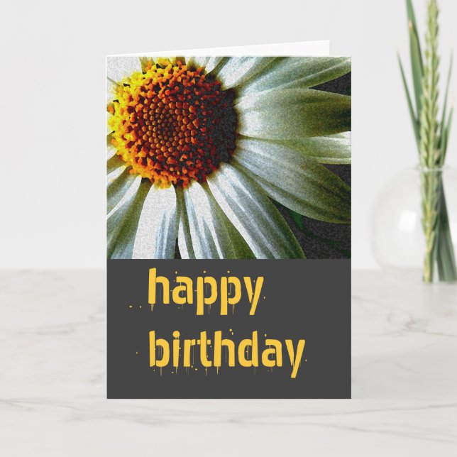 Cartão Feliz aniversário (Frente)