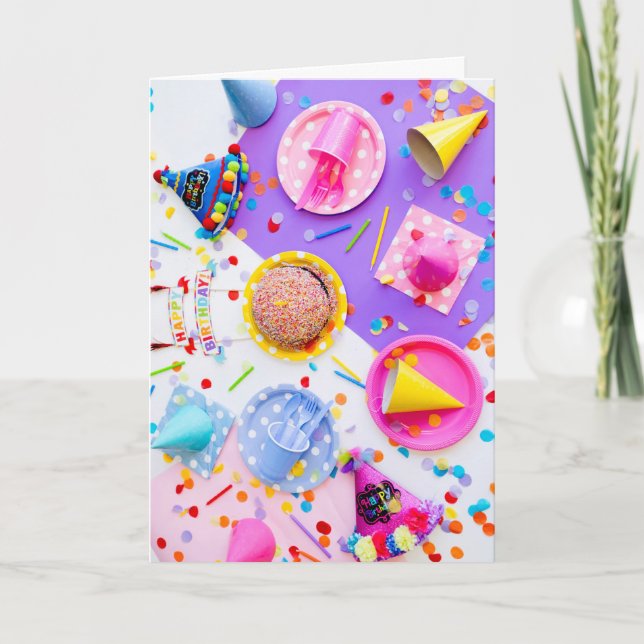 Cartão Feliz aniversário (Frente)