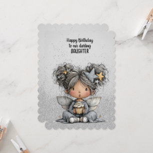Cartão Feliz Aniversário à nossa Querida Filha 