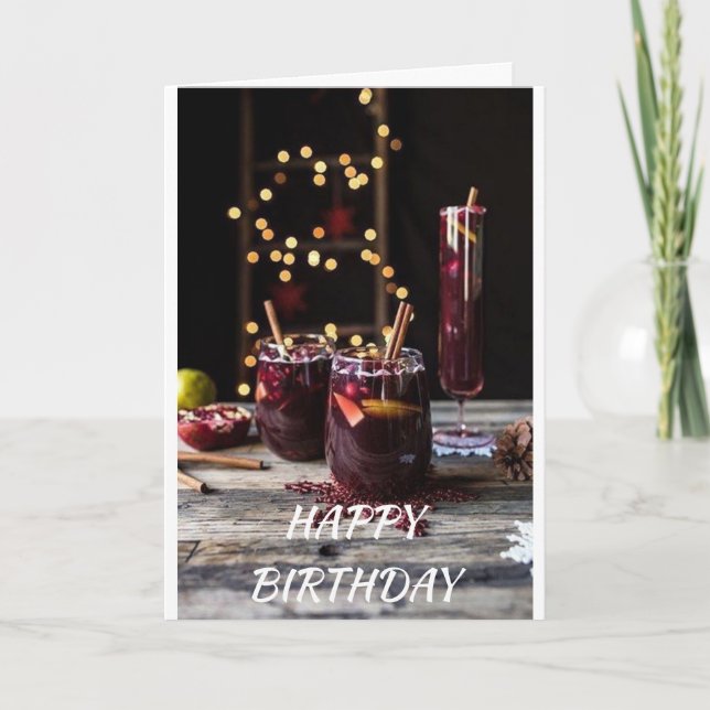 CARTÃO FELIZ ANIVERSÁRIO AO MEU (OU NOSSO) **CHEFE** (Frente)