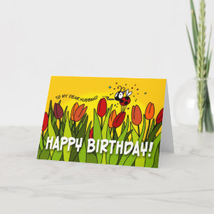 Cartão Feliz Aniversário - Ao Meu Querido Marido