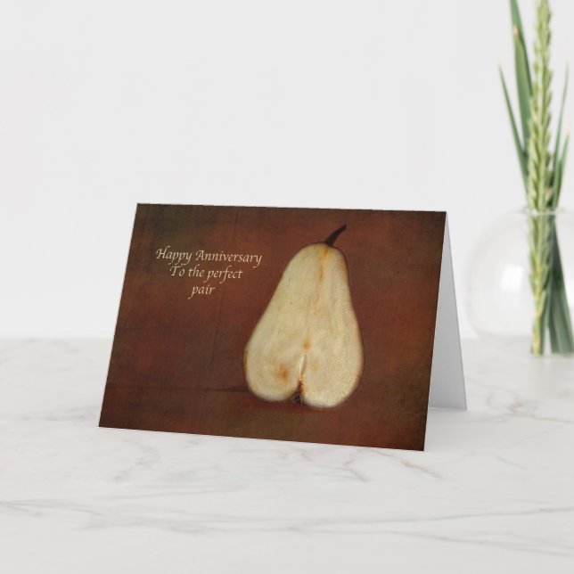 Cartão Feliz Aniversário Ao Par Perfeito (Frente)