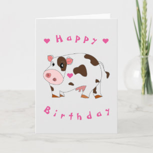 Cartão Feliz aniversário - Ava
